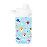 Summit Kids Plastic Water Bottle with Simple Flip Straw Lid