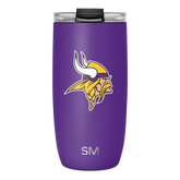 NFL Voyager Tumbler with Clear Flip Lid & Straw