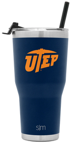 Collegiate Cruiser Tumbler with Flip Lid and Straw