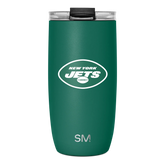 NFL Voyager Tumbler with Clear Flip Lid & Straw