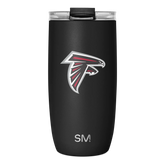 NFL Voyager Tumbler with Clear Flip Lid & Straw