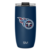 NFL Voyager Tumbler with Clear Flip Lid & Straw