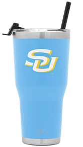 Collegiate Cruiser Tumbler with Flip Lid and Straw