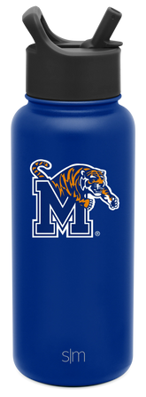 Collegiate Summit Water Bottle with Straw Lid
