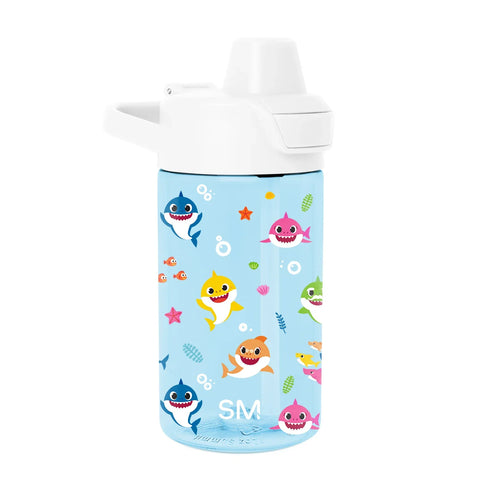 Summit Kids Plastic Water Bottle with Simple Flip Straw Lid