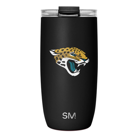 NFL Voyager Tumbler with Clear Flip Lid & Straw