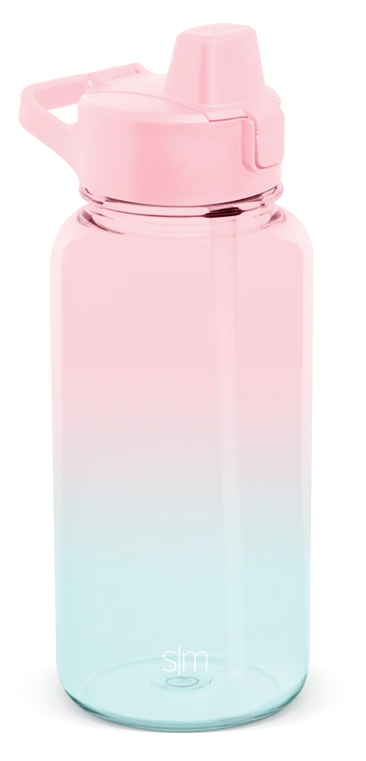 Plastic Summit With Simple Flip Silicone Straw Lid
