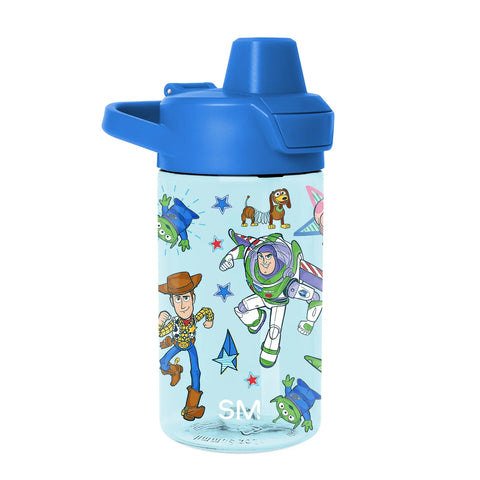 Summit Kids Plastic Water Bottle with Simple Flip Straw Lid