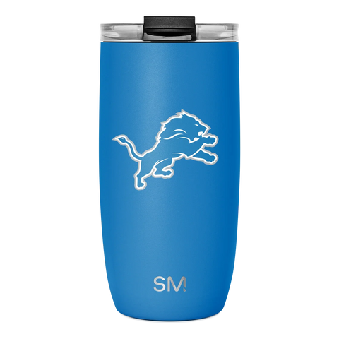 NFL Voyager Tumbler with Clear Flip Lid & Straw