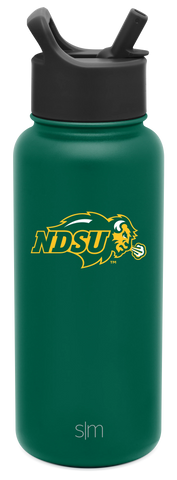 Collegiate Summit Water Bottle with Straw Lid