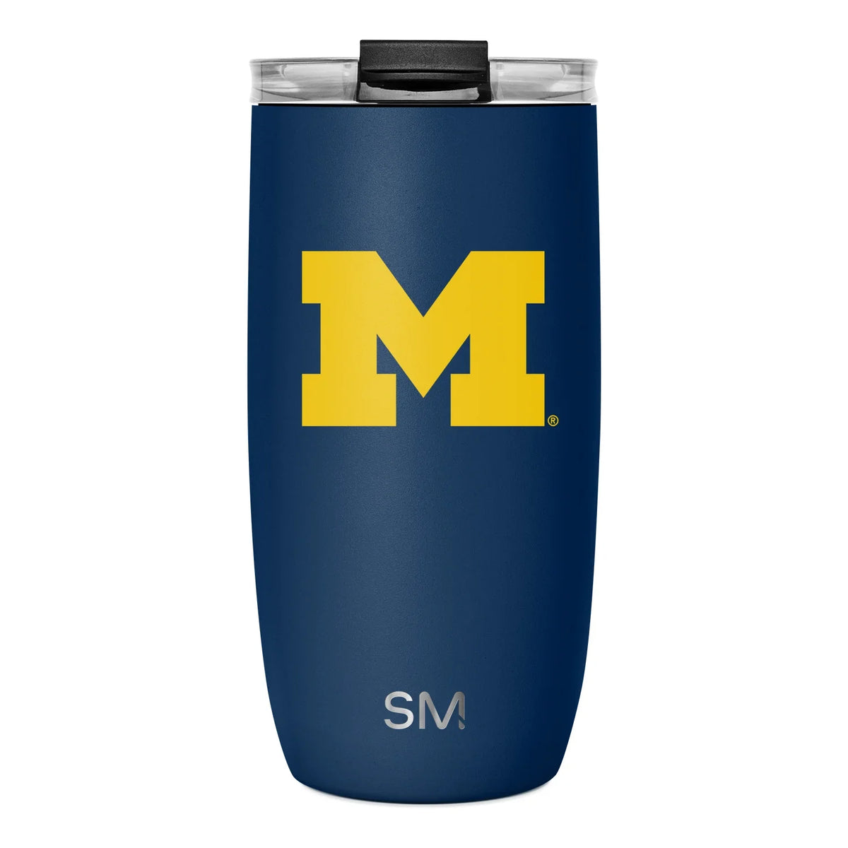 Collegiate Voyager Tumbler with Clear Flip Lid & Straw