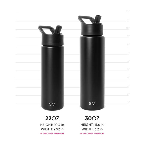 Summit Water Bottle with Straw Lid