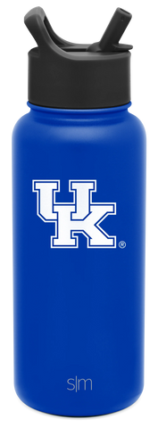 Collegiate Summit Water Bottle with Straw Lid
