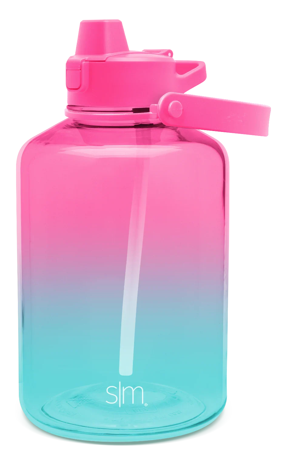 Plastic Summit With Simple Flip Silicone Straw Lid