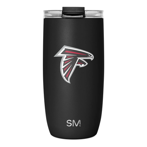 NFL Voyager Tumbler with Clear Flip Lid & Straw