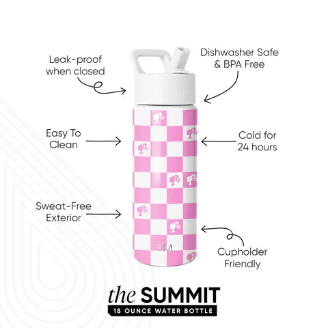 Summit Kids Water Bottle with Straw Lid