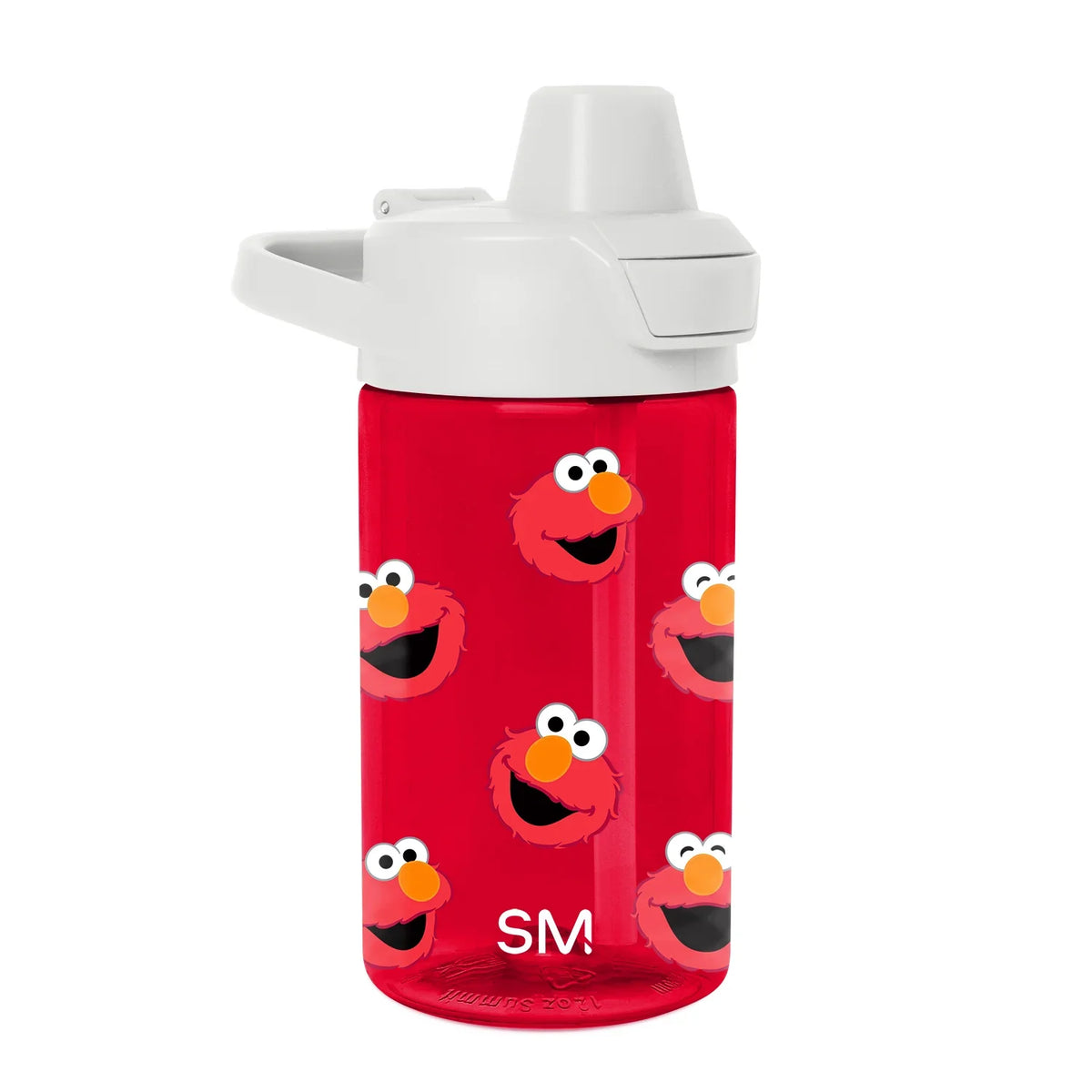 Summit Kids Plastic Water Bottle with Simple Flip Straw Lid