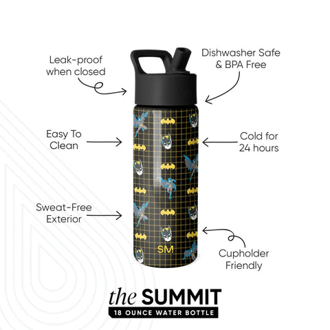 Summit Kids Water Bottle with Straw Lid