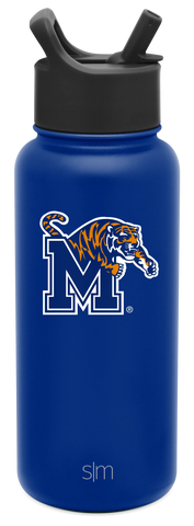 Collegiate Summit Water Bottle with Straw Lid